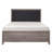 Panel Bed 1pc Faux Leather Upholstered Headboard(Only Bed)