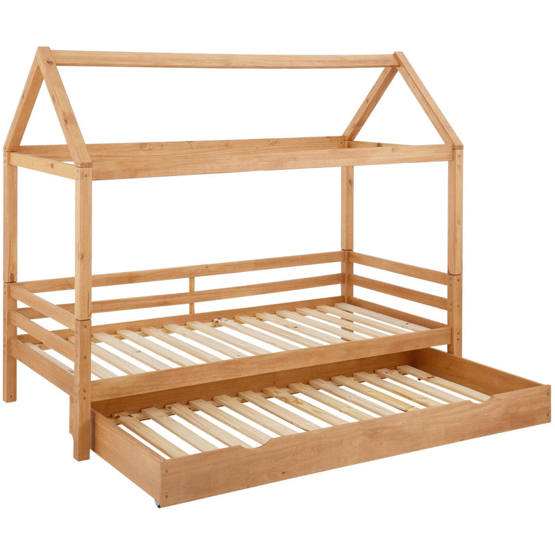 Cordeiro Bed with Built-in-Desk, Walnut
