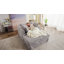 Chaise longue surdimensionnée en velours côtelé avec repose-pieds-114253131