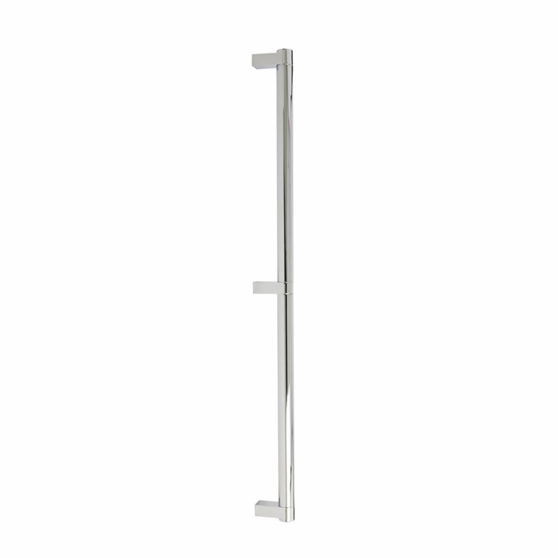 Emtek Select Appliance Pull 24" Center-to-Center w/ Rectangular Stem & Smooth Pull, Polished Nickel