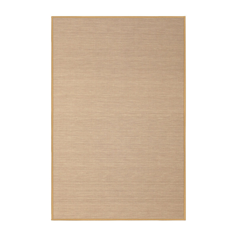 Tapis contemporain beige / brun, Rectangle 2 pi x 5 pi
