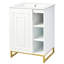 Modern Bathroom Vanity With Semi-Open Design And Premium Features