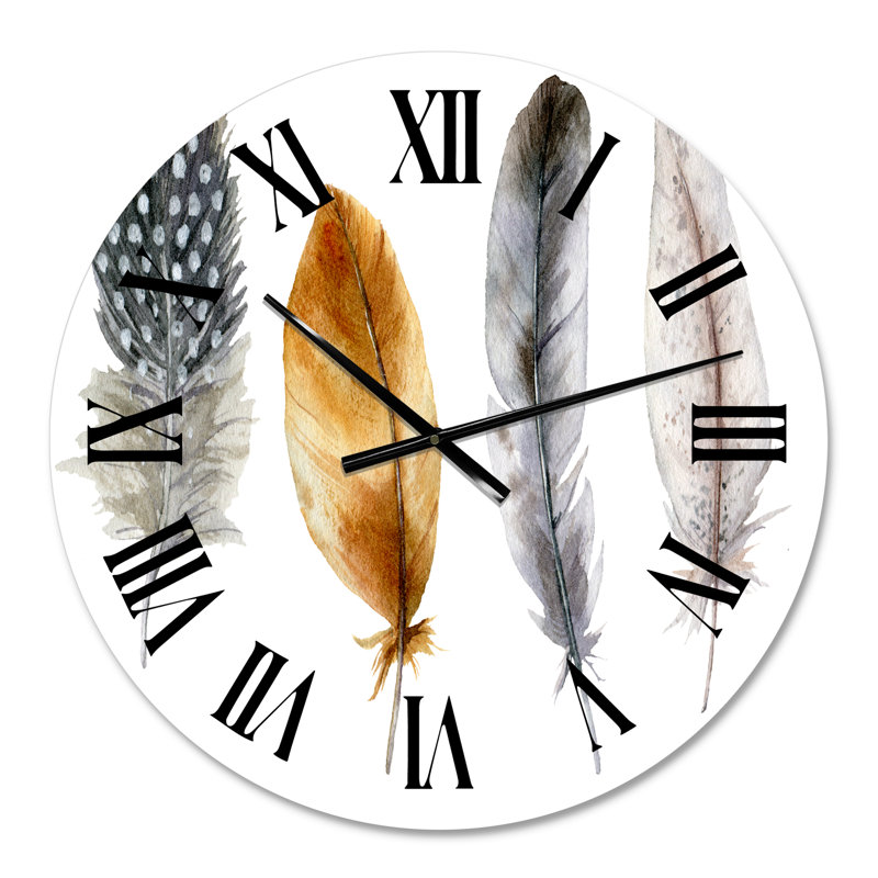 Horloge murale bohème et éclectique Boho, Surdimensionné