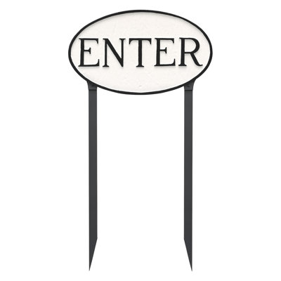 Weather Resistant Metal Garden Sign