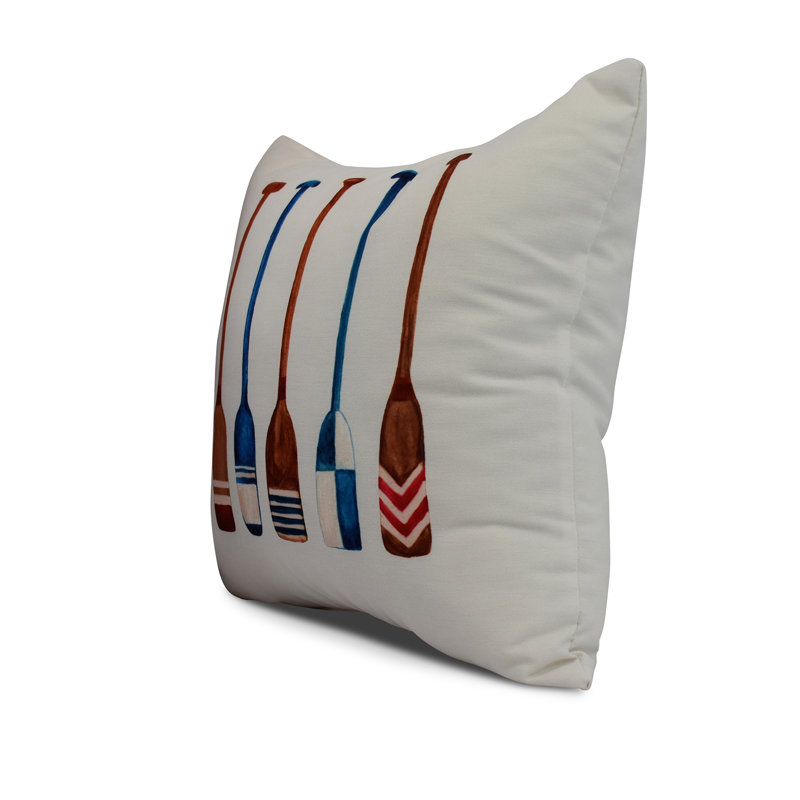 Housse et insert de coussin carré Nantucket, Ivoire, 18 po x 18 po