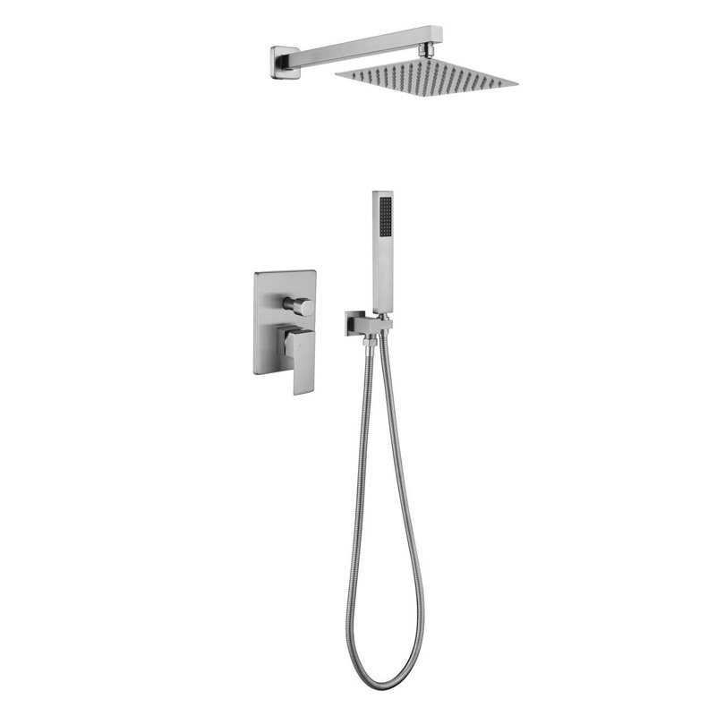 All-In-One Kit with Rough in-Valve, Brushed Nickel 