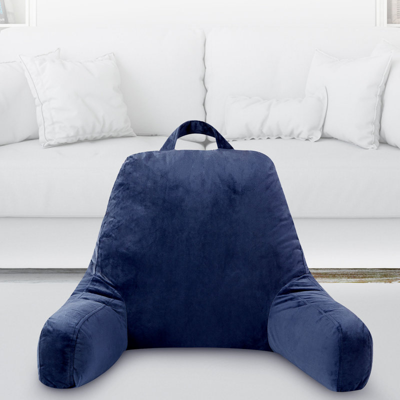 Throw Pillow, Navy, 16" H x 13" W x 9" D