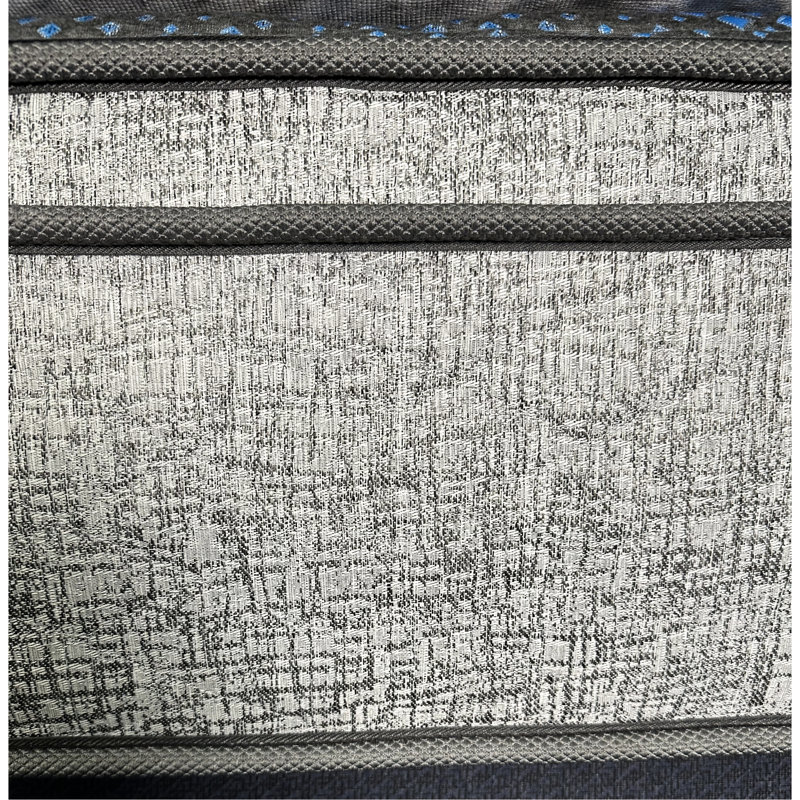 Matelas pour grand lit de 15 po Euro avec ressorts ensachés individuels, expérience de sommeil, techniques de refroidissement doubles, mousse aérée, contrôle de la température à mémoire de soutien, ferme lombaire Marvelous Middle®, 800