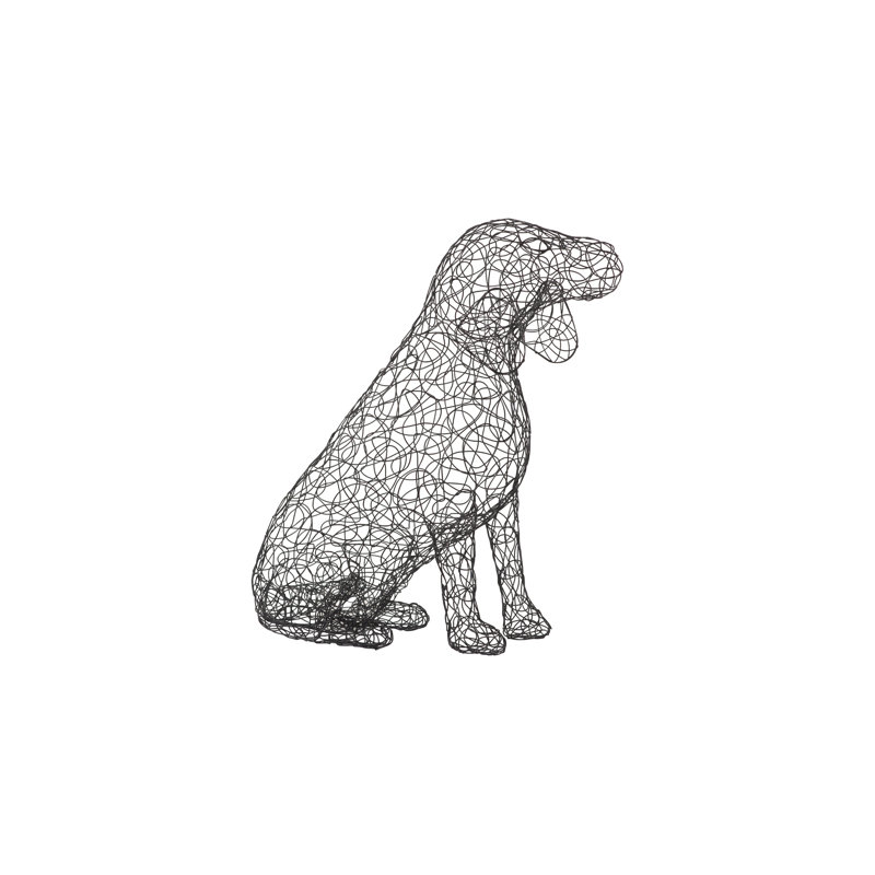 Crazy Wire Beagle Figurine