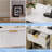 Fluted Nightstand with Charging Station, 1-3 Drawers for Bedroom & Living Room-1698430161
