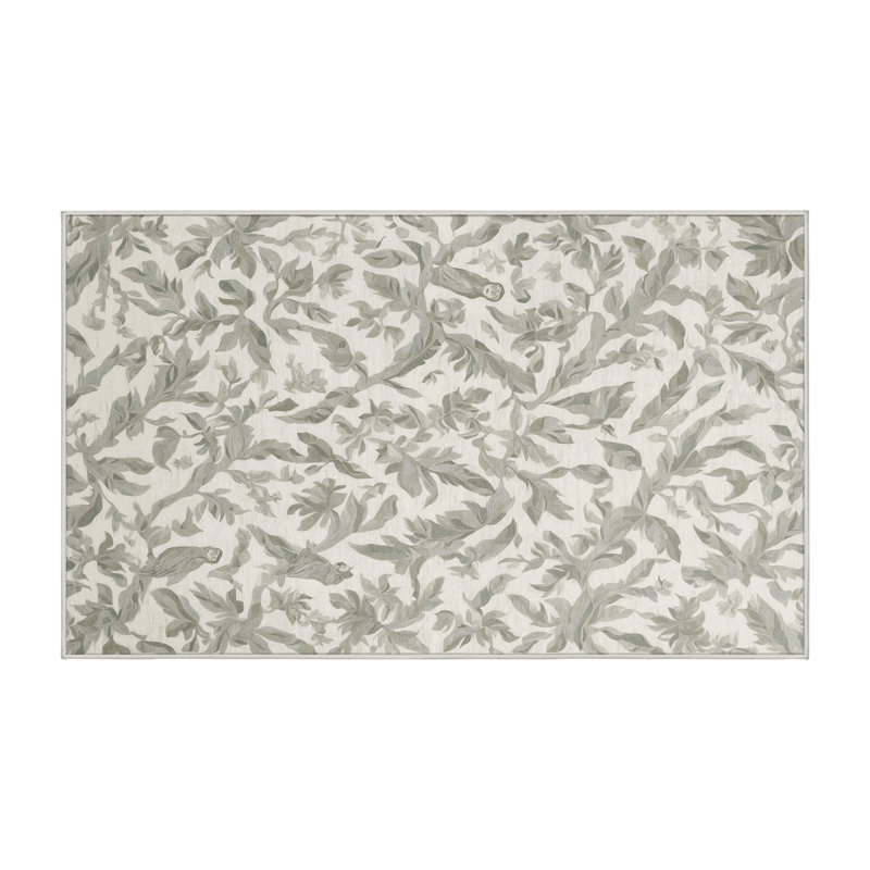Tapis beige soyeux et moelleux, Rectangle 6 pi x 9 pi