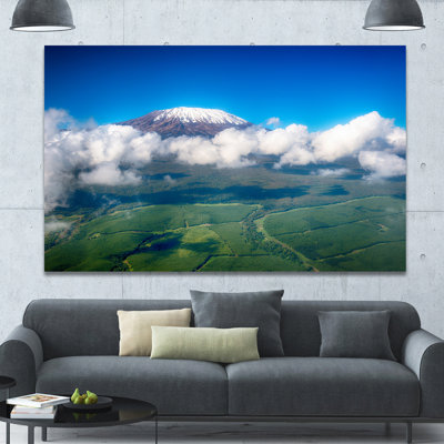 " Aerial View Of Mount Kilimanjaro "