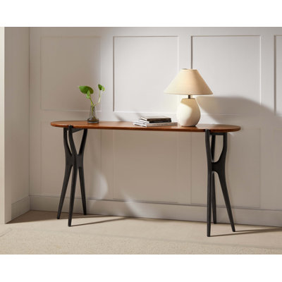 Hartfield Console table, Copper and Charcoal