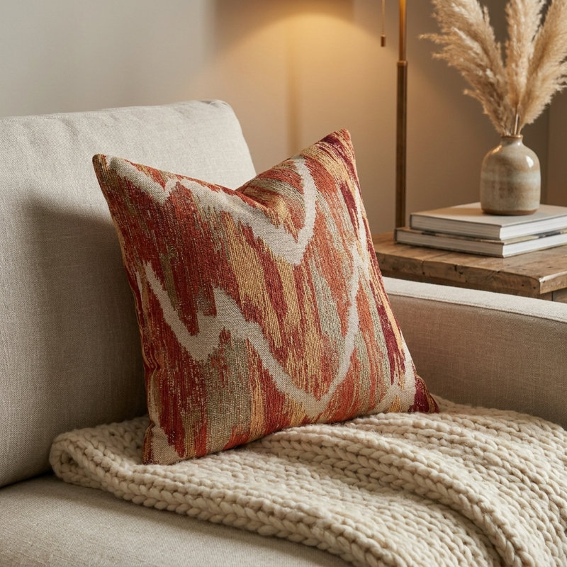 Tangelo Avalanche Lumbar Indoor/Outdoor Pillow Cover & Insert, 16" x 16"