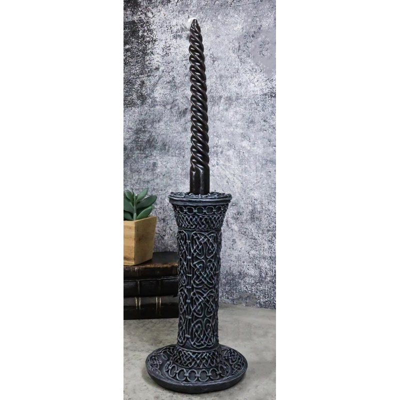 Figurine porte-bougie Wicca Celtic Knotwork