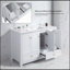 Ensemble de meuble-lavabo 48 po avec lavabo en céramique, armoire de rangement abondante, 4 portes à fermeture douce et 2 tiroirs-60528390