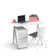 Key Metal Base Writing Desk