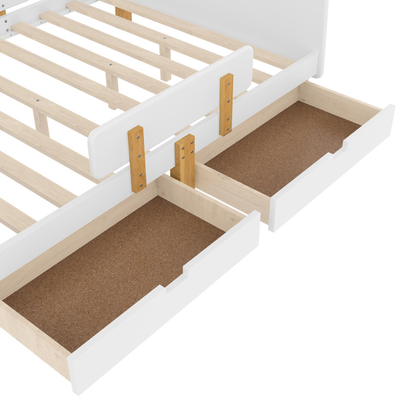 Lits plateforme en bois peu encombrants avec rangement, conception moderne pour la maison