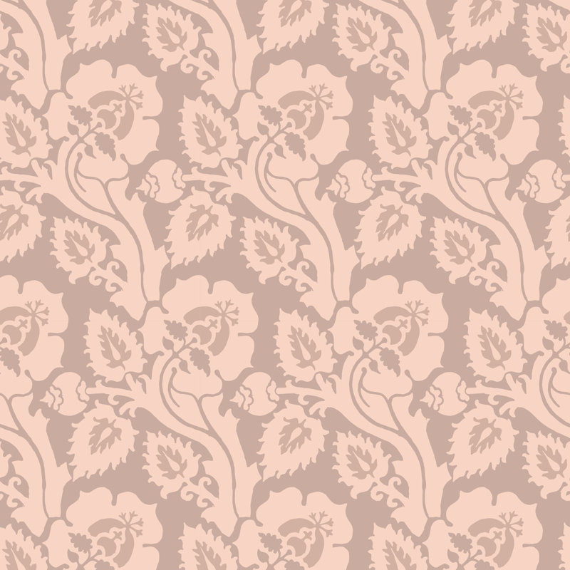 Paisley Briar - Papier peint botanique Rosy Peach