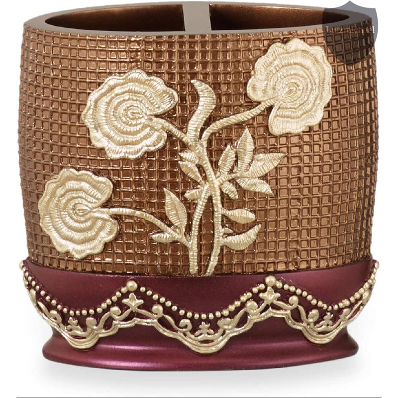Porte-brosse à dents Sheperd Ombre Rose, Brun / Bourgogne