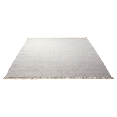 Misty Solid Colour Wool Area Rug
