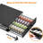 Storage Drawer For Bartesian Capsules, Stackable Cocktail Pod Holder For Bartesian Cocktail Machine Compatible With Bev By BLACK+DECKER Cocktail Machine - Black/40 Pods Capacity