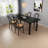Black Rectangular Solid Wood Dining Table-1271665129