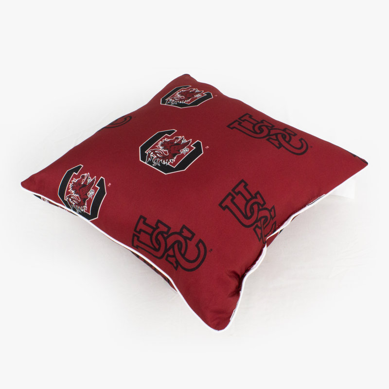 NCAA Square Pillow Cover & Insert, South Carolina