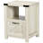 HOMCOM Farmhouse End Table, Rustic Side Cabinet With Storage, Small Side Table With Drawer, Wood Effect Tabletop For Living Room, Oak