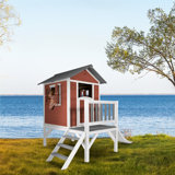 AXI 261cm W x 167cm D Outdoor Hemlock Wood Luxury Playhouse