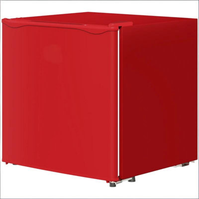 Congélateur vertical compact de 1,1 pied cube, mini congélateur portable avec thermostat à 5 niveaux, porte réversible et tablette amovible pour bureau à domicile, rouge