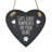 Helmer Cats Leave Pawprints Heart Slate Decorative Object