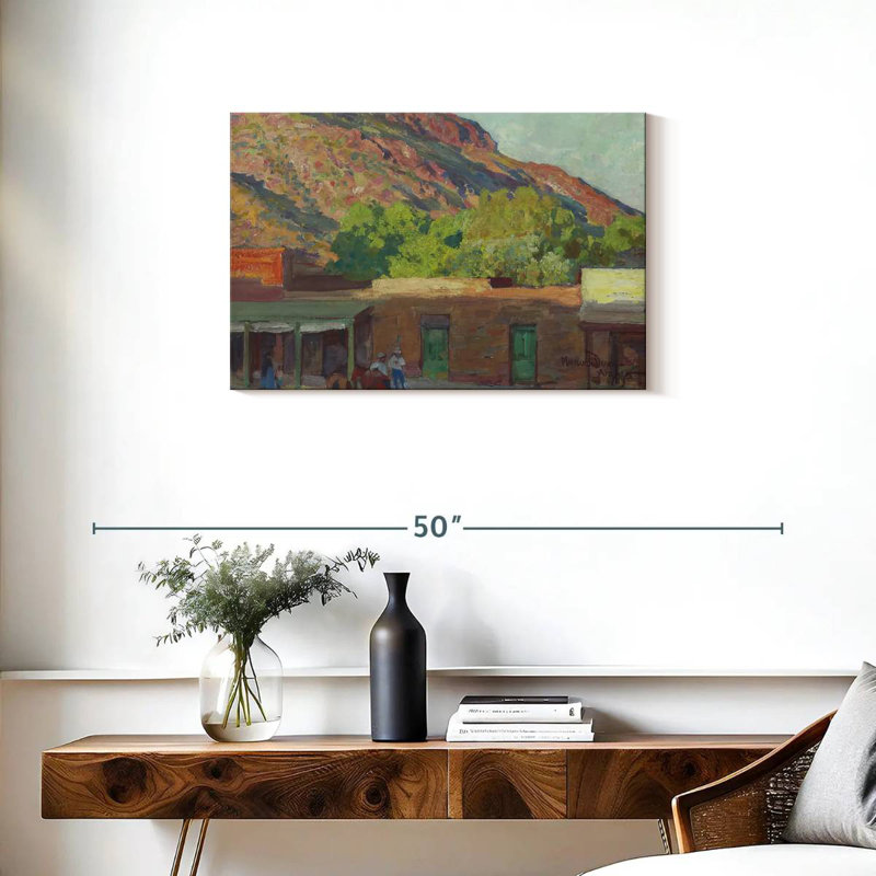 Lelar Adobe Town 1915, 20" H x 30" W