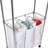 Metal Rolling Laundry Center with Handles