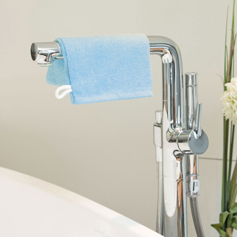 Midweight Washcloth, Light Blue