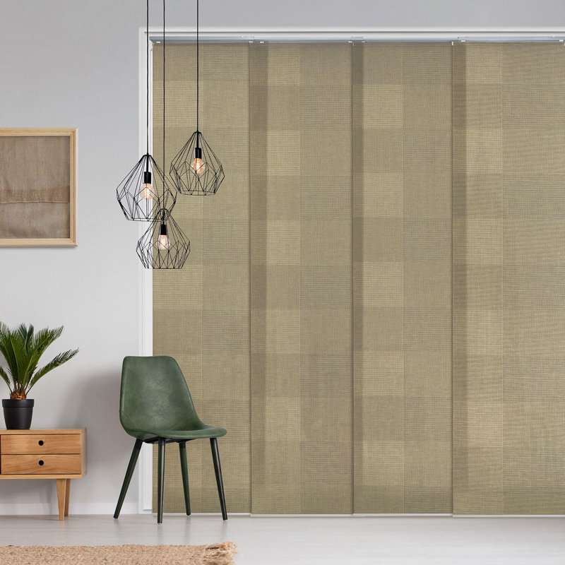 Store vertical filtrant la lumière Sharmaine, Brun