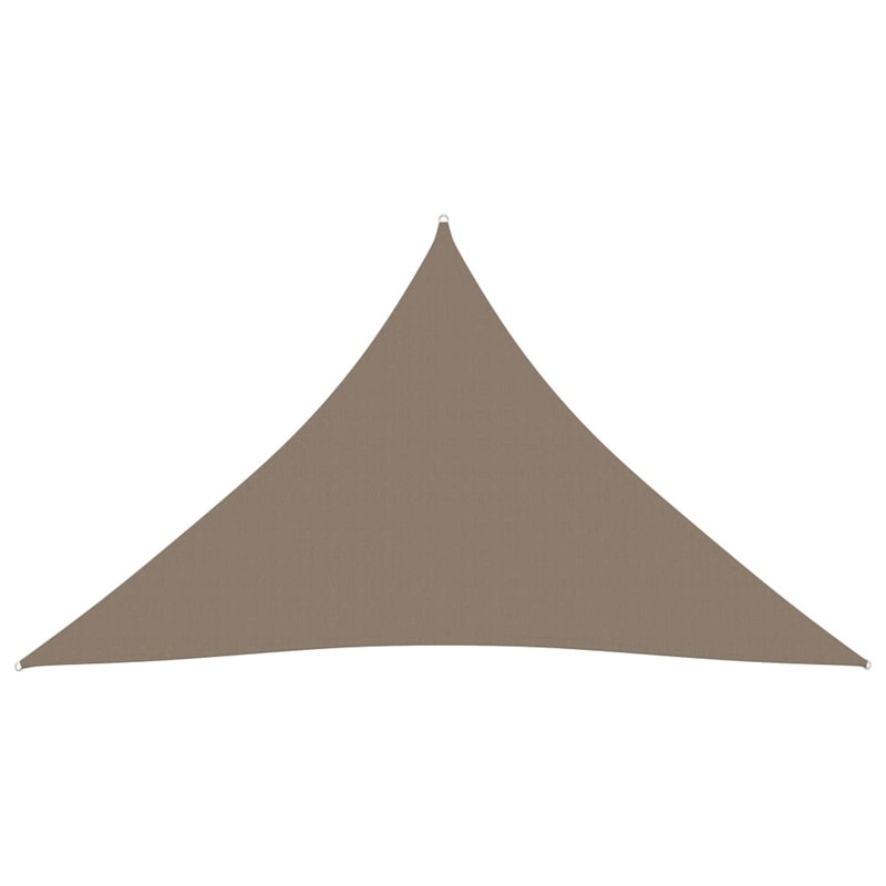 Sharptown Triangular Shade Sail, 5m x 7m x 7m, Taupe