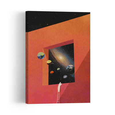 Window To The Universe Surreal Abstract Contemporary Landscape Nature Wall Art Print