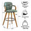 Tabourets de bar pivotants modernes en cuir 30 po-457180438-452270191