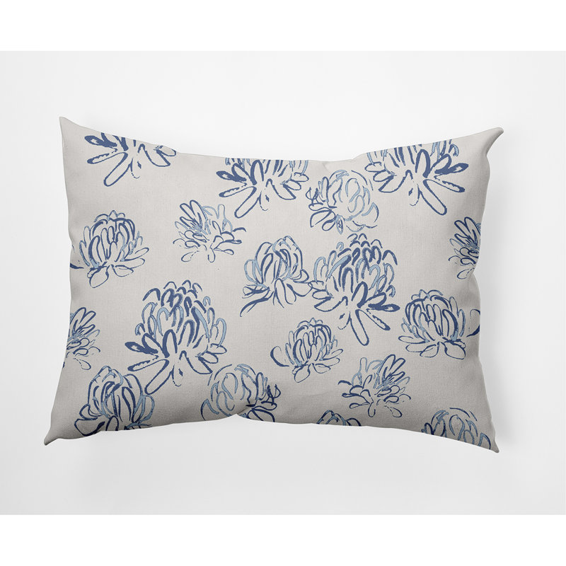  Housse de coussin carré et insert, Bleu