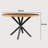 Highfill Round Solid Wood Top with Iron Base Dining Table