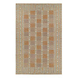 Rug & Kilim’S Oversized Scandinavian Style Rug In Beige-Brown Geometric Patterns