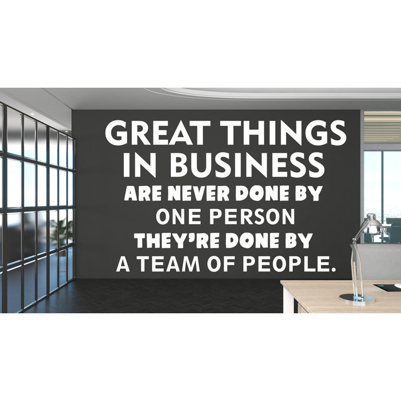 Quotes Wall Decal Wall Art Decal, Office Wall Decal, Office Wall Decor, Business Software Wall Sticker, Computer It Decor Office 553RS