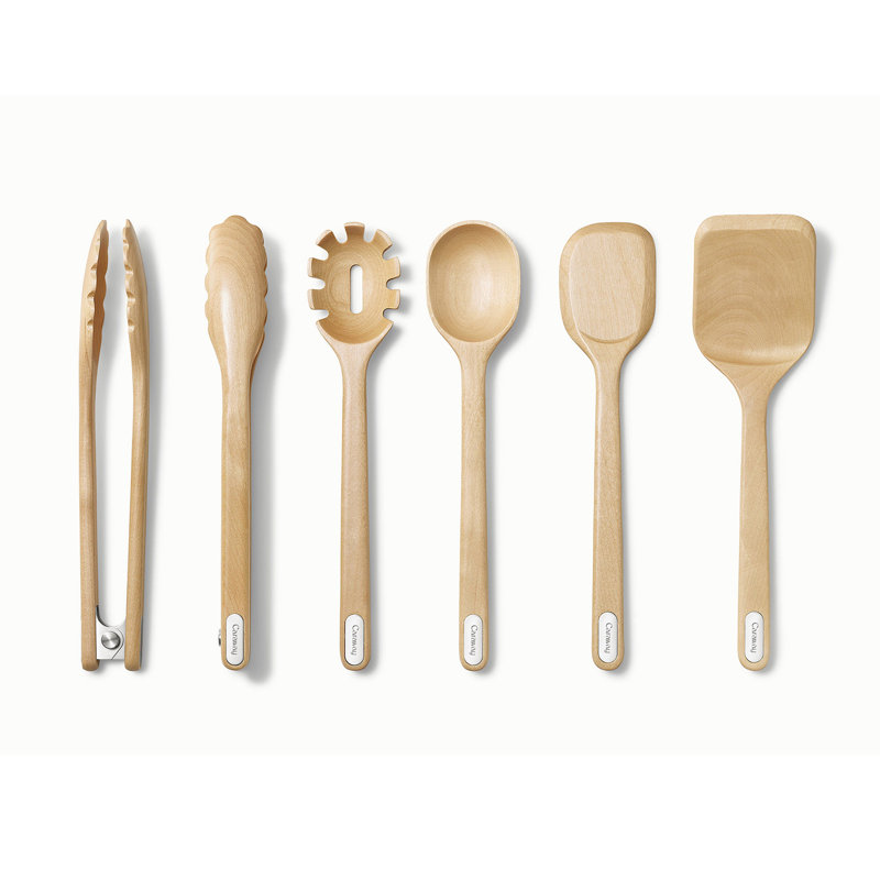 Caraway 14Pc Knife & Utensil Set, Cream