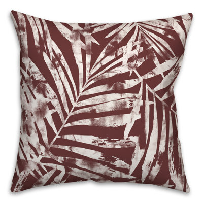 Floral Outdoor Reversible Throw Pillow