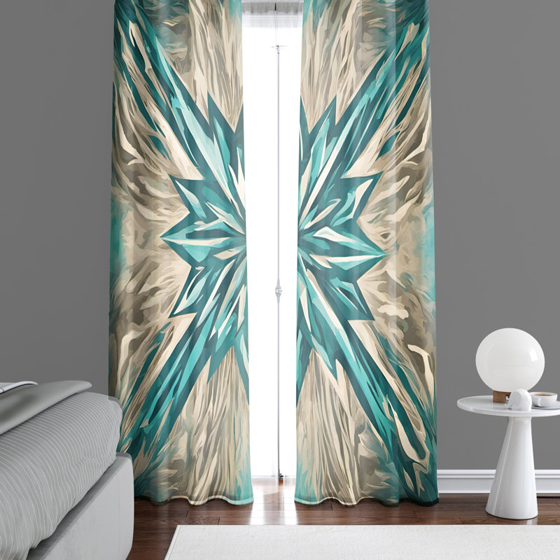 Semi Sheer Curtain Pair, 20" W x 61" L
