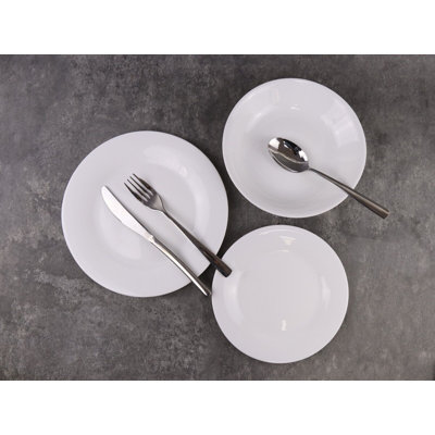 Nazyah Glass Dinnerware Set 24 Piece - Service for 8