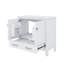 Meuble-lavabo de 36 pouces avec lavabo en céramique et portes étroites-765021536