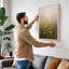 Misty Meadow Light Scandinavian - Wrapped Canvas-1655291472-1655291469