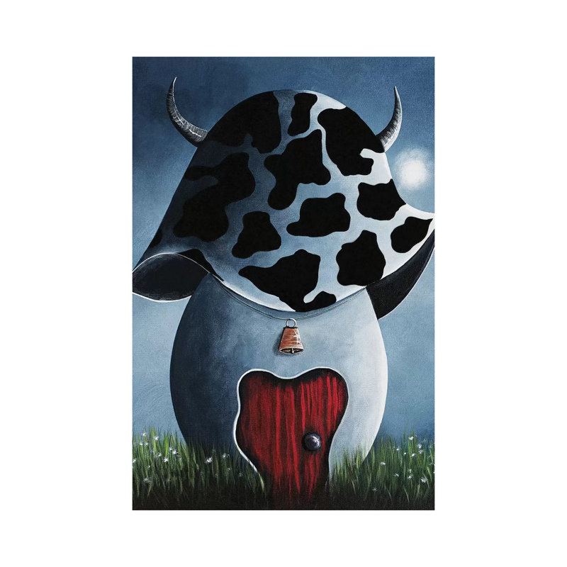 Cowboy House - Wrapped Canvas Print, 20.32 cm H x 30.48 cm W